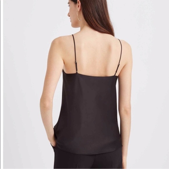 Club Monaco Kora Black Satin Cami Tank Size XS NWOT Condition - Picture 3 of 14